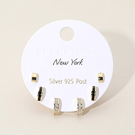 SECRET BOX_Dainty Mini Hoop Earring Set