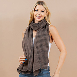 Lightweight Boho Geometric Pattern Scarf / Kimono Poncho Wrap