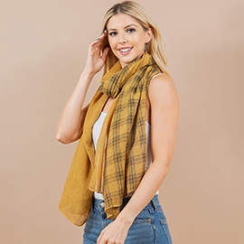 Lightweight Boho Geometric Pattern Scarf / Kimono Poncho Wrap