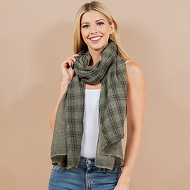 Lightweight Boho Geometric Pattern Scarf / Kimono Poncho Wrap