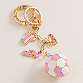 Soccer Keychain / Bag Charm