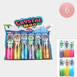 12PCS - Kids Crystal Mud Toy