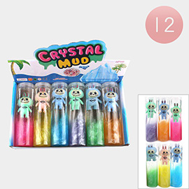 12PCS - Kids Crystal Mud Toy
