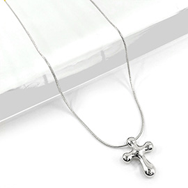 Stainless Steel Cross Pendant Necklace