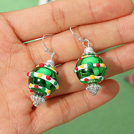 Christmas Ornament Dangle Earrings