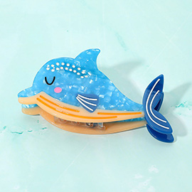 Dolphin Hair Claw Clip