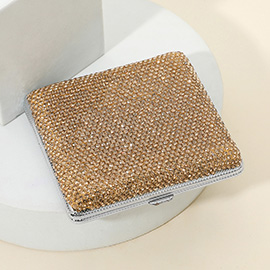 Bling Square Money Clip / Cigarette Case