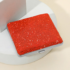 Bling Square Money Clip / Cigarette Case