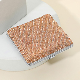 Bling Square Money Clip / Cigarette Case